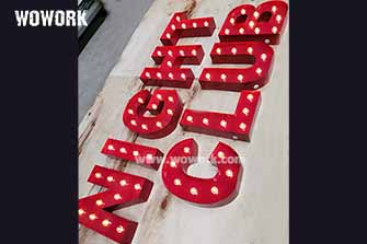 22cm-battery driven letter lights