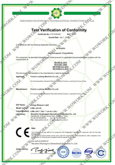 CE & RoHS Certificate