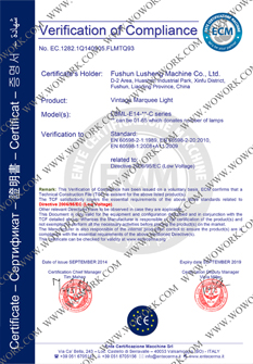 CE & RoHS Certificate