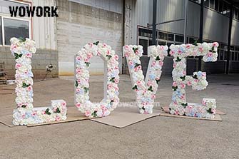 floral letters-1.2m