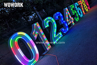 App marquee neon lights-double rim-1m