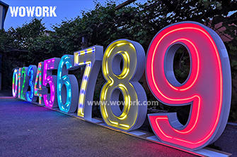 App marquee neon lights-double rim-1m