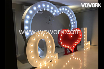 marquee lights-heart/letter-1.2m