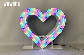  App marquee neon light-heart-1.2m