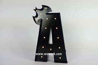 decoration lighted letter