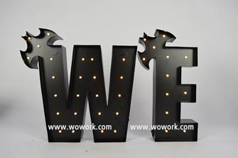 lighting letters